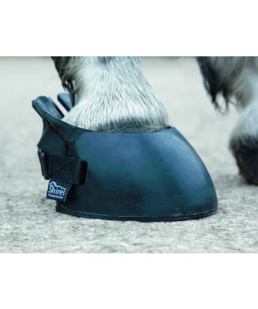 Shires Equestrian - Temporary Shoe Boot - Black - Size: 2-lge