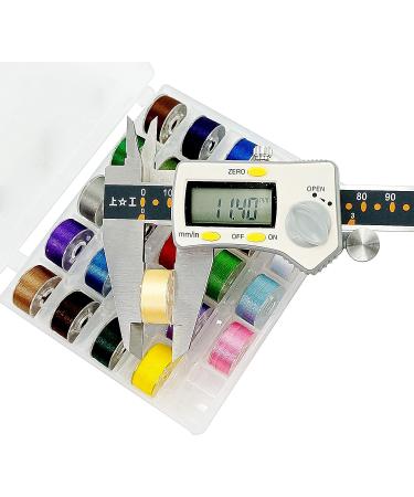 New brothread 25pcs Assorted Colors 70D/2 Prewound Bobbin Thread Size A SA156 for Embroidery & Sewing - 60wt Assorted Colors - Buy Online on SooperMarket.com