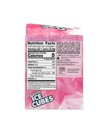 Ice Breakers Ice Cubes Bubble Breeze Xylitol Chewing Gum 3.24 oz (6x40ct) Pack - Sugar Free - Buy Online on SooperMarket.com