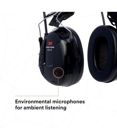 3M Peltor ProTac III Slim Hearing Protection Headset - Helmet Version - Black | Enhance Safety & Comfort - Buy Online on SooperMarket.com