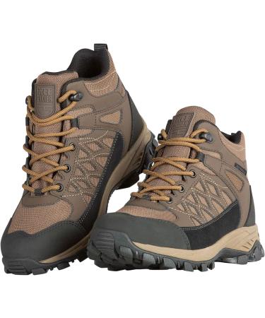 FREE SOLDIER Men's Waterproof Hiking Boots - Lightweight & Breathable Ankle Boots for Trekking - Black/Brown, Size 12 - Buy Online on SooperMarket.com
