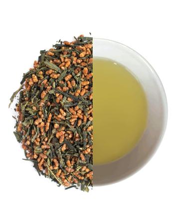 Organic Moya Gr n-Tee Genmaicha 100g - Loose Japanese Green Tea with Roasted Brown Rice | Vegan & Vegetarian | Eco-Friendly Packaging - Buy Online on SooperMarket.com