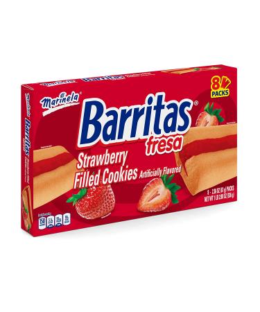 Marinela Strawberry Bars Box 18.06 oz - Delicious Fresa Barritas De Strawberry - Buy Online - Buy Online on SooperMarket.com