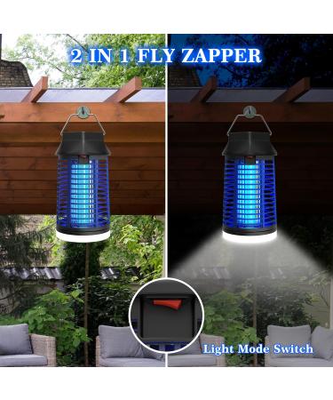 15W UV Mosquito Trap - Electric Insect Catcher with LED & Remote Control | Effective Indoor & Eaves Fly Trap - Buy Online on SooperMarket.com