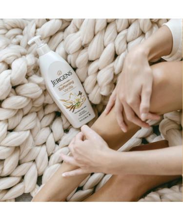 Jergens Softening Vanilla Oil-Infused Moisturizer 16.8oz | Soothing Full-Body Moisture with Sweet Vanilla Essence | International Shipping Available - Buy Online on SooperMarket.com