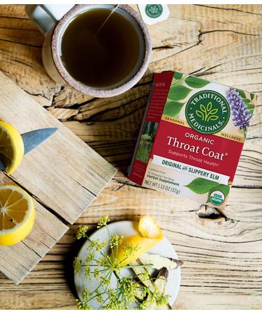 Organic Throat Coat Herbal Tea - 32 Tea Bags for Throat Health (Pack of 2) - Buy Online on SooperMarket.com