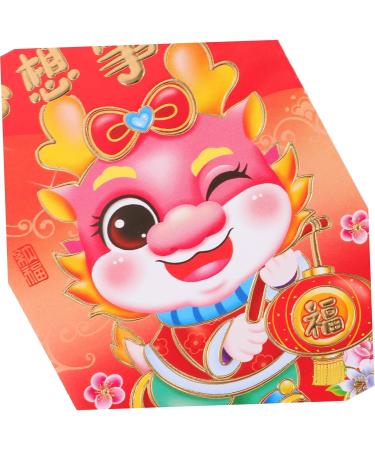 MAGICLULU 60pcs Year of The Dragon Red Envelope Money Gift Cash Packets Chinese Red Packets Money Pocket Spring Festival Red Pocket Lunar New Year Envelopes Gift Bag Chinese Style Paper - Buy Online on SooperMarket.com