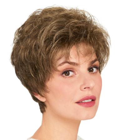 Lofty wig Sofie made of high-quality synthetic hair looks like real hair highlighted in medium blonde/light blonde