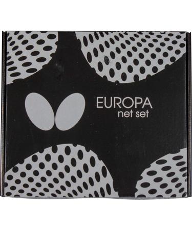 Butterfly Europa Professional Table Tennis Net Set - 72 Long - Fits Tables Up to 1.5 Thick - Adjustable Height & Tension - Buy Online on SooperMarket.com