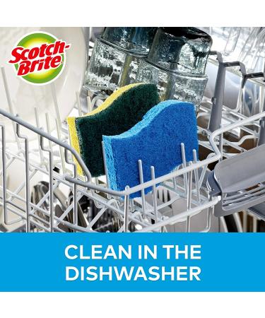 Scotch-Brite Non-Scratch Scrub Sponges - 3 Pack for Dishes & Kitchen Cleaning - Buy Online on SooperMarket.com