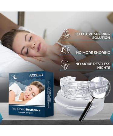 Anti Snoring Devices Anti Snoring Mouth Guard Stop Snoring Devices Adjustable Snore Stopper for Sleep Effective Snoring Solution Anti-Snoring Mouthpiece for Men and Women to Stop Snoring - Buy Online on SooperMarket.com