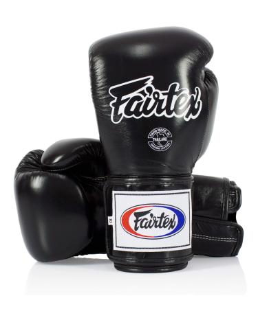 Fairtex Boxing Gloves BGV5 - Super Sparring Gloves for Kick Boxing, Muay Thai, MMA Black 16 oz