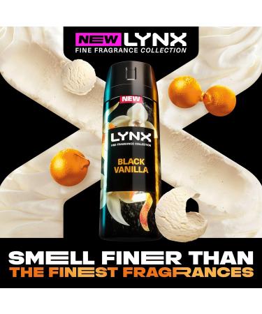 Lynx Fine Fragrance Collection Black Vanilla Premium Deodorant Bodyspray 150 ML - Buy Online on SooperMarket.com