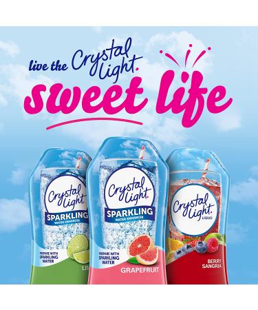 Crystal Light Sparkling Grapefruit Water Enhancer - 1.62 fl oz, Sugar-Free, Zero Calories - Buy Online on SooperMarket.com