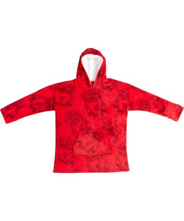 Official Liverpool FC Adult Fleece Poncho Hooded Blanket - Coco Moon Super Soft Changing Robe - Buy Online on SooperMarket.com