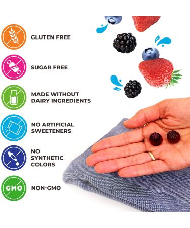 Buy Orgain Kids Sugar Free Multivitamin Gummies - Vegan 50 Superfoods 15 Vitamins Immune Support 60 Gummies for Ages 4+ Mixed Berry - Buy Online on SooperMarket.com