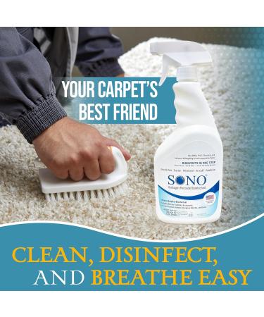SONO Disinfecting Spray & Stain Remover | Hydrogen Peroxide Multi-Surface Cleaner | 3 Pack of 32 fl oz Bottles | Essential for Kitchen & Bathroom | Spring Travel Must-Have - Buy Online on SooperMarket.com