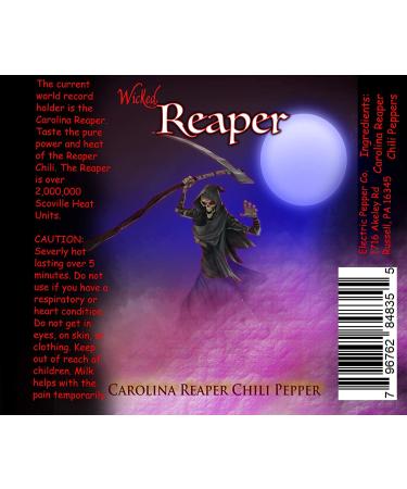 Wicked Reaper Carolina Reaper Chili Peppers - 10 Pack + 2 Free | Hottest Dried Spice - Buy Online on SooperMarket.com