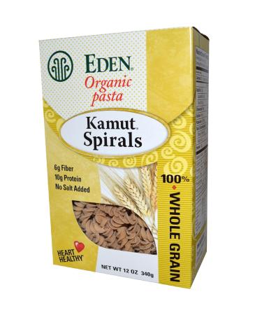 Eden Foods Organic Pasta Kamut Spirals 12 oz (340 g)