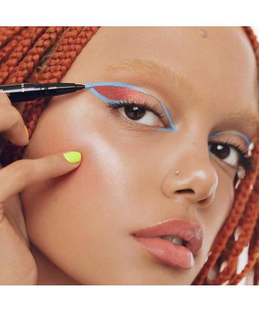 Stila Stay All Day Dual-Ended Liquid Eye Liner in Periwinkle / Midnight - Buy Online on SooperMarket.com