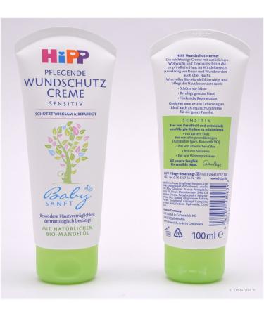 Hipp Babysanft nourishing wound protection cream pack of 2 (2 x 100ml)