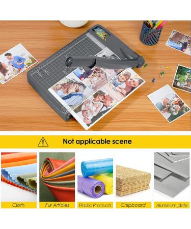 MROCO Paper Cutter 12" Cut Length Paper Trimmer  Guillotine Trimmer with 12 sheet Capacity Paper Cutting Board  Heavy Duty Guillotine Paper Cutters and Trimmers for Cardstock Paper Crafts Paper Slicer - Buy Online on SooperMarket.com