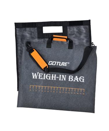 Goture Tournament Fishing Bag,Bass Weigh in Bag with Built-in 18inch Fish Ruler 2 in 1 Kit, Removable Inner Mesh Tournament Fish Bags,25.6x22inch Heavy Duty Weigh In Bag for Bass Fishing C:Fishing Weigh-in Bag
