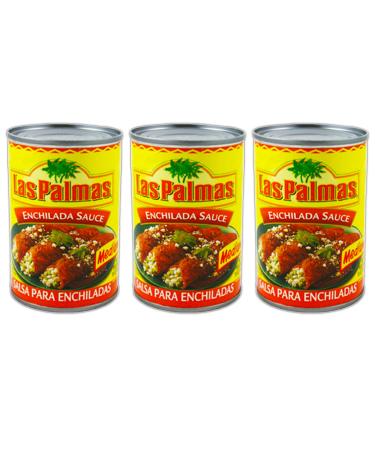 Las Palmas Enchilada Sauce, Medium, 10 Ounce (3 Pack Enchilada)