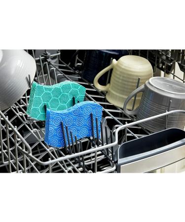 Scotch-Brite Scrub Dots Non-Scratch Scrub Sponge - Pack of 3 | Ideal for Washing Dishes and Kitchen Cleaning | Rinses Clean - Buy Online on SooperMarket.com