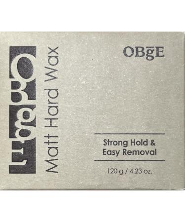 OBgE Matte Hard Wax (4.2oz) - Ultra Strong Hold Hair Wax for Short Hair | Natural Matte Finish for Men & Women - Buy Online on SooperMarket.com