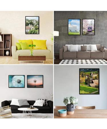 CABAX 12x16 Inch Diamond Painting Picture Frames - Pack of 2 Black Frames with Acrylic Protection and Hanging Kit for 30x40 Diamond Painting Arts, Photos, Posters - Buy Online on SooperMarket.com