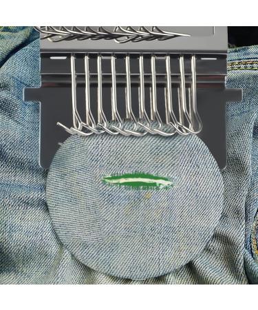 Speedweave Darning Loom - 10 Hook Mini Loom Machine for Quick Sock and Jean Repairs - Green - Buy Online on SooperMarket.com