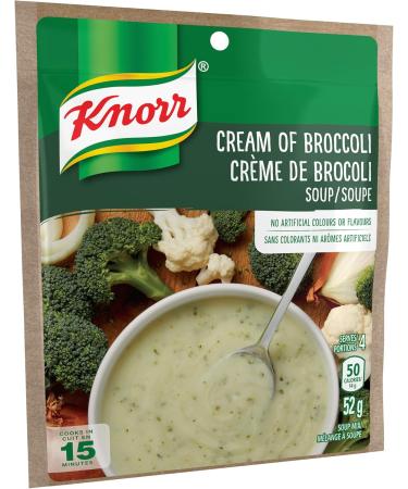 Knorr Dry Soup Mix for A Quick Delicious Soup Or Flavour Boost Cream of Broccoli No Artificial Colours Or Flavours 52 GR 12-Count Cream Of Broccoli 52 g (Pack of 12) - Buy Online on SooperMarket.com