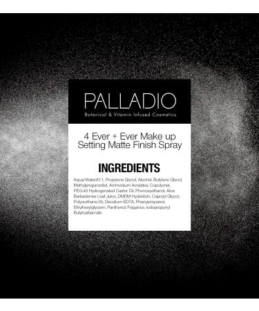 Palladio 4 Ever and Ever Make-Up Setting Spray | Long-Lasting Matte Finish 100ml | Secure Your Make-Up All Day - Buy Online on SooperMarket.com