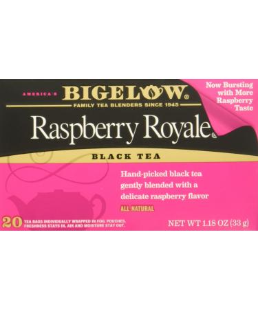 Bigelow Raspberry Royale Tea Bags - 20 ct - 3 Pack