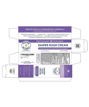 Doctor Butler's Maximum Strength Diaper Rash Cream 3oz - Fast Relief & Protection for Baby's Sensitive Skin - Buy Online on SooperMarket.com