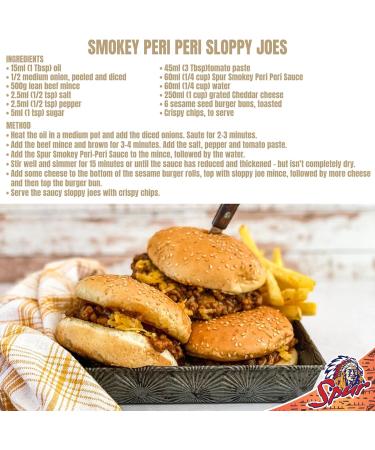 Spur Smokey Peri Peri Hot Sauce - Peri Sauce to Spice Up Your Meals - Chili Sauce Hot - Halal Kosher & Vegan-Friendly - Handy Flip-Top Cap - 500ml - Buy Online on SooperMarket.com