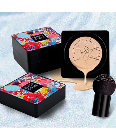 Lovelycat Mushroom Head Air Cushion BB Cream Even Skin Tone Makeup Base PrimerConcealer Lasting Nude Makeup Moisturizing Brightening Pigment CC Liquid Foundation (C-natural) - Buy Online on SooperMarket.com