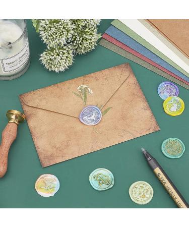 Craspire Butterfly Wax Seal Stamp 25mm - Retro Wood Handle for Envelopes & Invitations - Wedding Decor & Bottle Embellishment - Buy Online on SooperMarket.com