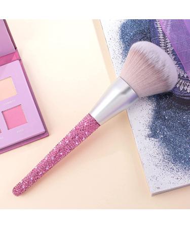 TEXAMO Large Powder Makeup Brush - Vegan Face Brush for Full Face Coverage - Ideal for Bronzer, Contouring, and Loose Powders - Pink - Buy Online on SooperMarket.com