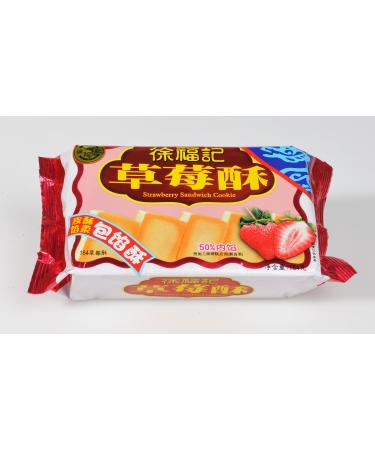 Hsufuchi Strawberry Sandwich Cookie 184g