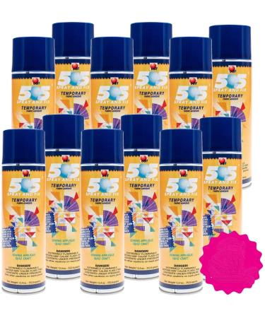 Odif USA 505 Spray & Fix Temporary Fabric Adhesive 12/Pk-12.4oz, 12 Pack