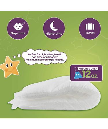 Dimples Booster Pads 90 Count - Diaper Doubler with Adhesive for Ultimate Absorbency - 1 Size Fits All Diapers - No More Leaks! - Buy Online on SooperMarket.com