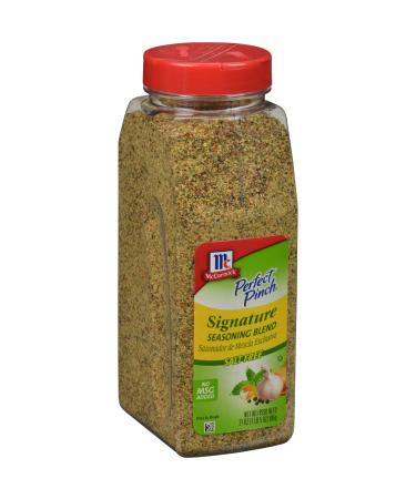 McCormick Perfect Pinch Signature Salt Free Seasoning, 21 oz - One 21 Ounce Container of Signature Seasoning Blend Made With 14 Premium Herbs and Spices 1.31 Pound (Pack of 1)