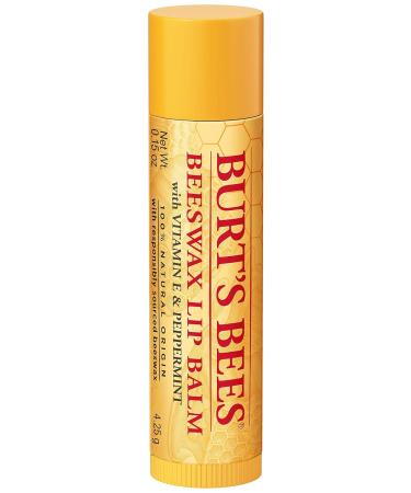Burt's Bees 100% Natural Lip Balm 2-Pack & Lemon Butter Nail Skin Cream Bundle - Moisturizing & Affordable - Buy Online on SooperMarket.com