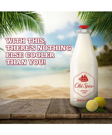 Old Spice After Shave Lotion Fresh Lime 50ml Citrus 1.69 Fl Oz (Pack of 1) - Buy Online on SooperMarket.com