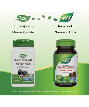 Nature's Way Black Walnut Hulls Health Supplement 100 Vegetarian Capsules - Buy Online on SooperMarket.com