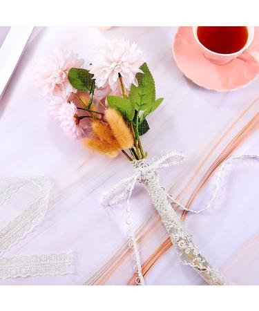 10 Yards White Gimp Braid Trim with Elastic Button Loop - Bridal Dress Zipper Extender & Upholstery Sewing Trim for DIY Crafts - Buy Online on SooperMarket.com