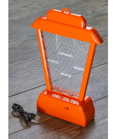 SE MP-BZR-OR 11-1/2" Orange Rechargeable UV Hanging/Standing Bug Zapper - Buy Online on SooperMarket.com