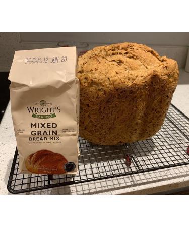 Wright's | Mixed Grain Bread Mix 2X500g (1Kg) | For Machine or Hand Baking | High in fibre | suitable for vegetarians - Buy Online on SooperMarket.com